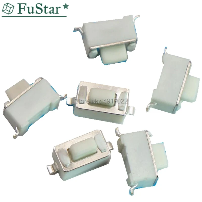 100 шт./партия 3*6*4 3 мм 2pin SMD тактовый Переключатель кнопочный сенсорный Микро