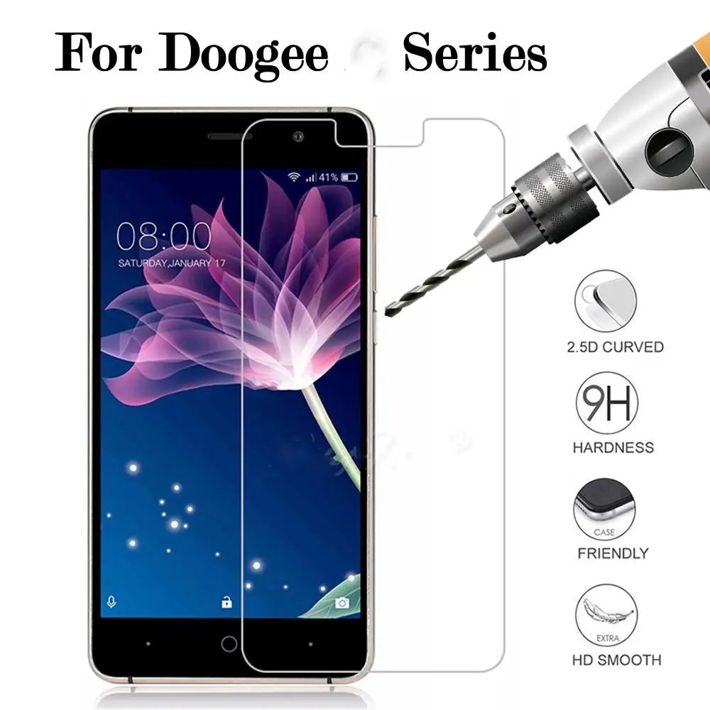 Закаленное стекло 9H Для Doogee BL5500 Lite BL9000 S55 S60 X50 X50L X55 X60L X60 2 шт. защитная пленка для