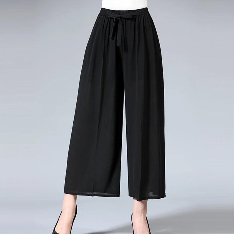 WXWT 2019 летние женские широкие брюки повседневные Элегантные Модные дикие для