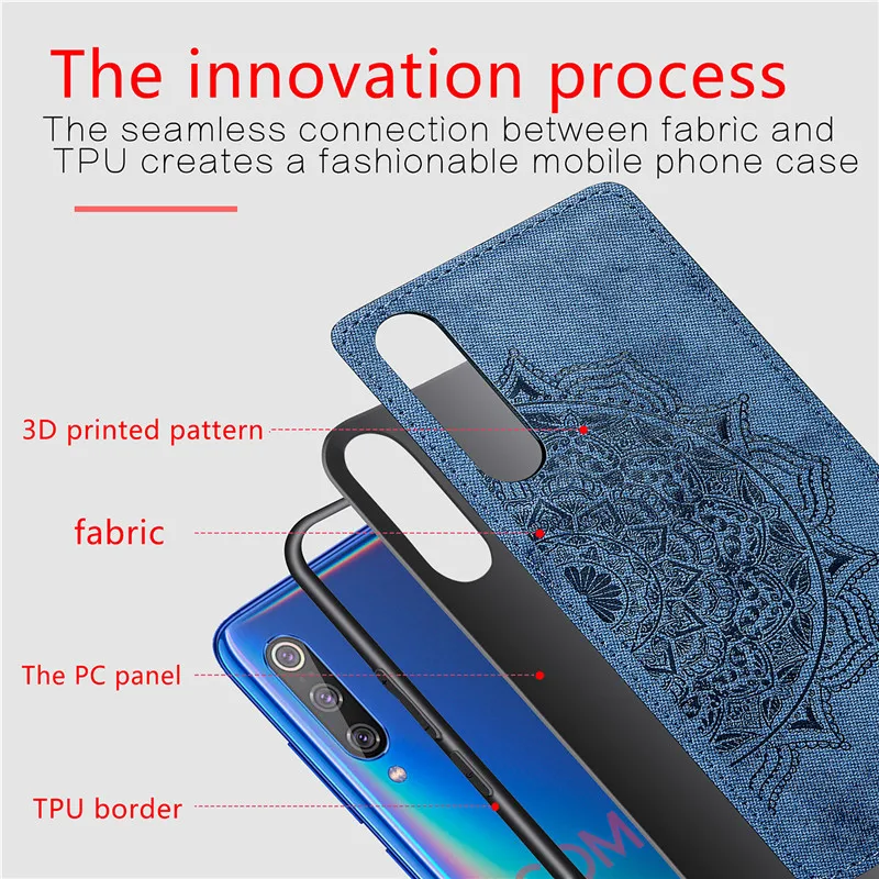 Джинсовые силиконовые чехлы для Xiaomi Redmi Note 7 6 Pro 6A чехол Mi 8 Lite 9 Pocophone F1 телефона |