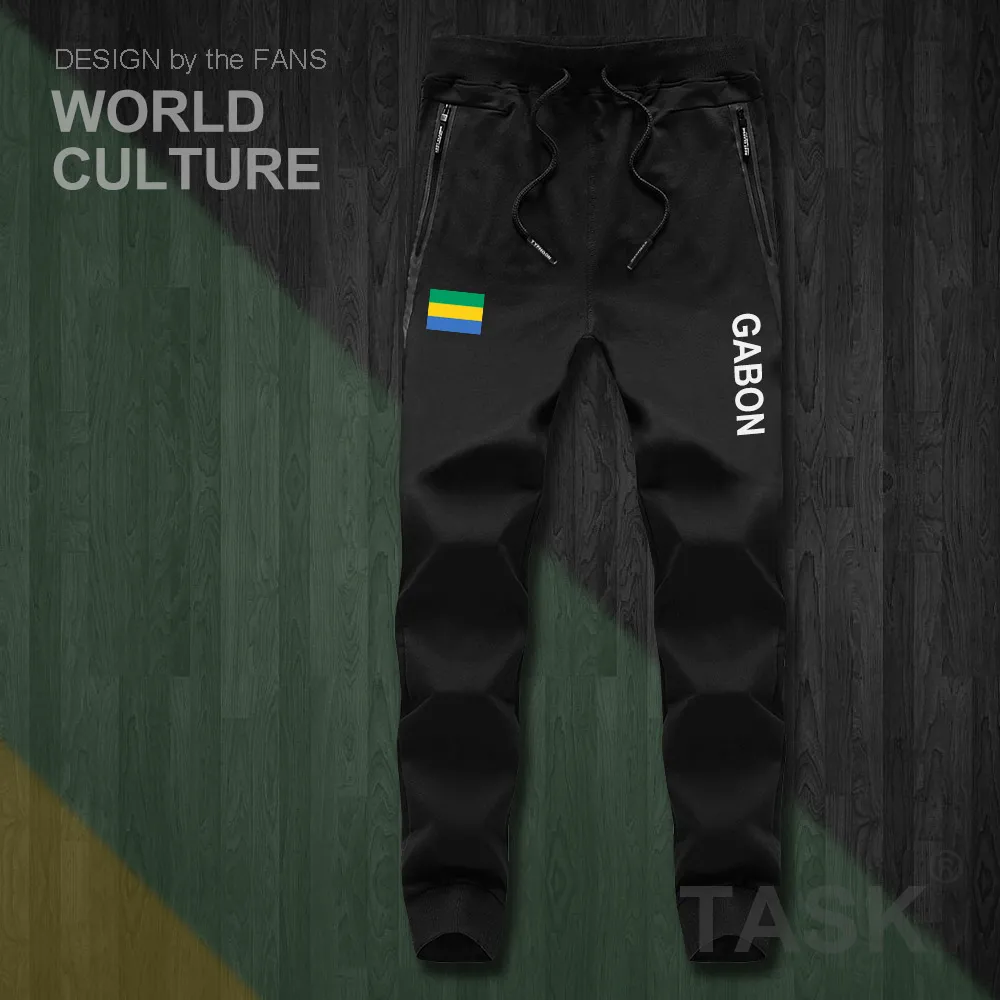 

Gabonese Republic Gabon Gabonaise GAB GA mens pants joggers jumpsuit sweatpants track sweat fitness fleece tactical casual NEW