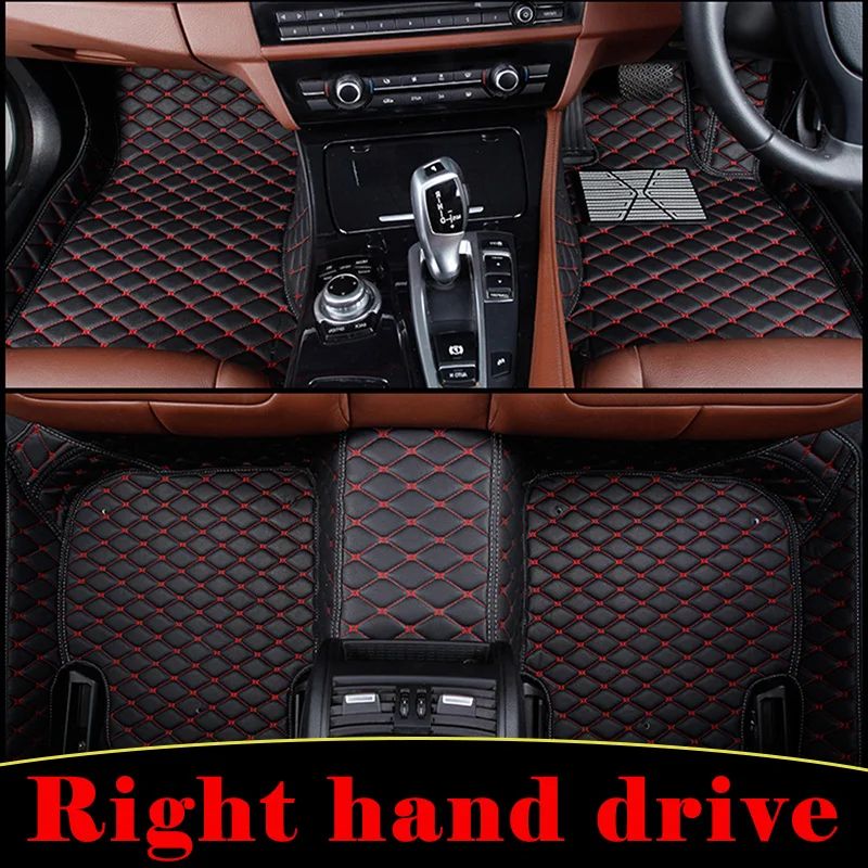 Правый руль автомобильные коврики подходят для Land Rover Discovery 3 4 5 Sport Freelander 2 Range Evoque