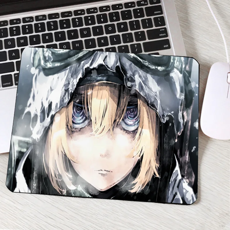 Mairuige, хит, популярный коврик для мыши Youjo Senki с рисунком аниме, классный коврик для мыши, компьютерная игра, игровой коврик для мыши, коврики для украшения