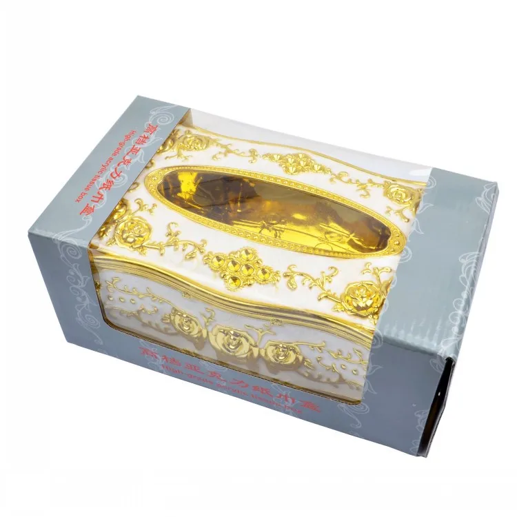 Европейская Автомобильная акриловая коробка для салфеток высокого класса