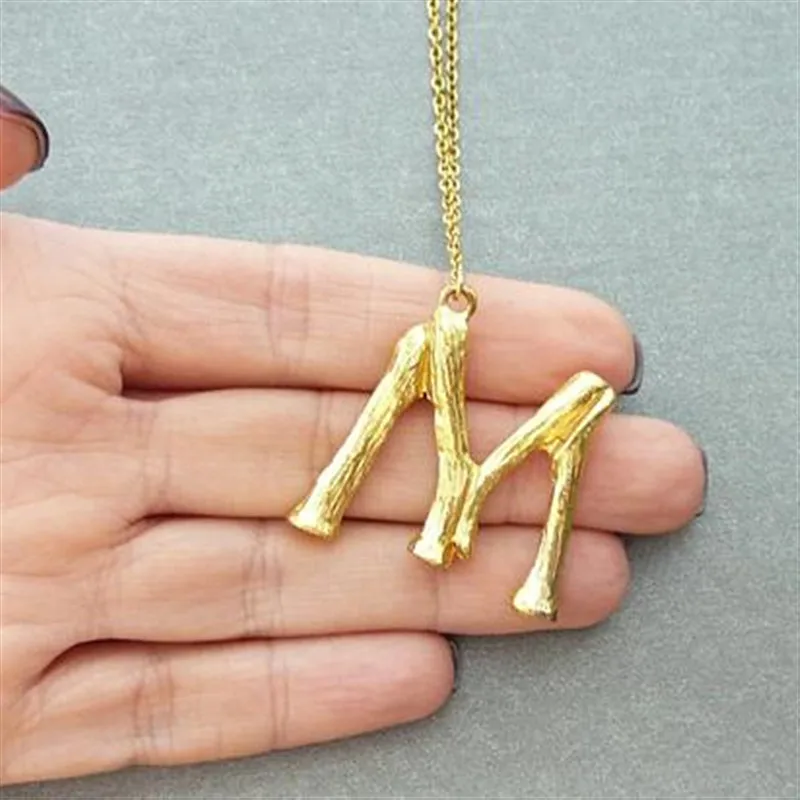 Женское колье с английской надписью модное золотым покрытием и большим