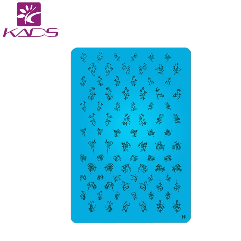 KADS 1 Шт. Stamp Ногтей Цветок Форма Для Ногтей Искусство Дизайна DIY Искусства Ногтя Штамповка Konad Штамповка Ногтевых Пластин, Тиснение прибытие