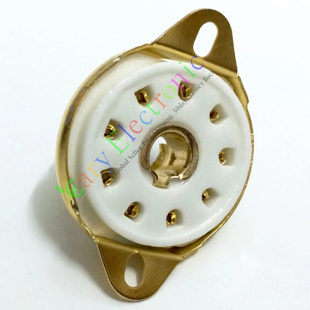 Оптовая и розничная продажа 4 шт. 9 контактов Золотая Керамическая вакуумная