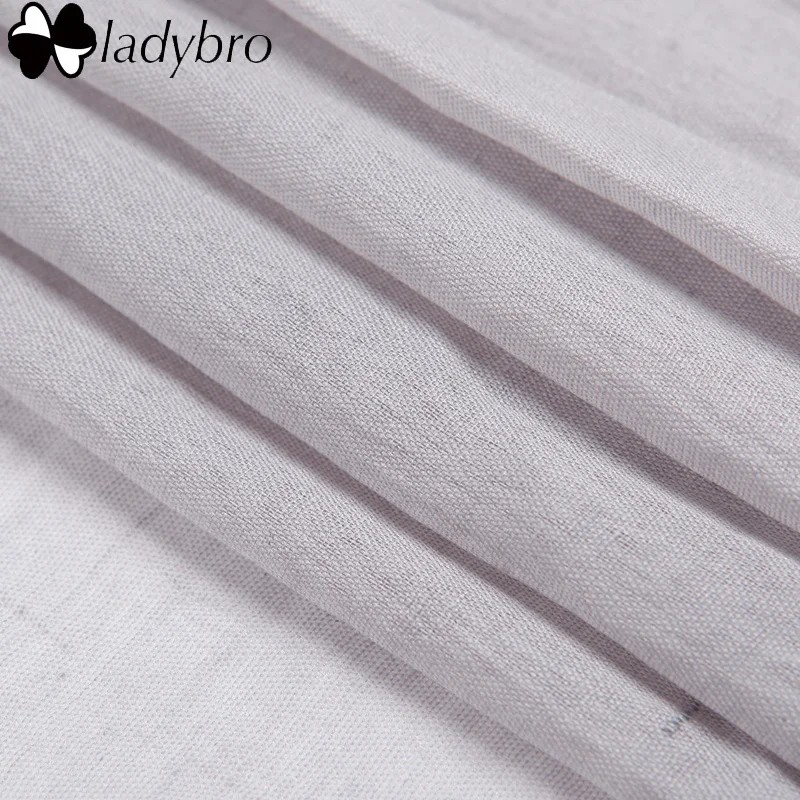 Женский Длинный шарф из хлопка и льна Ladybro теплый модный синий розовый хиджаб