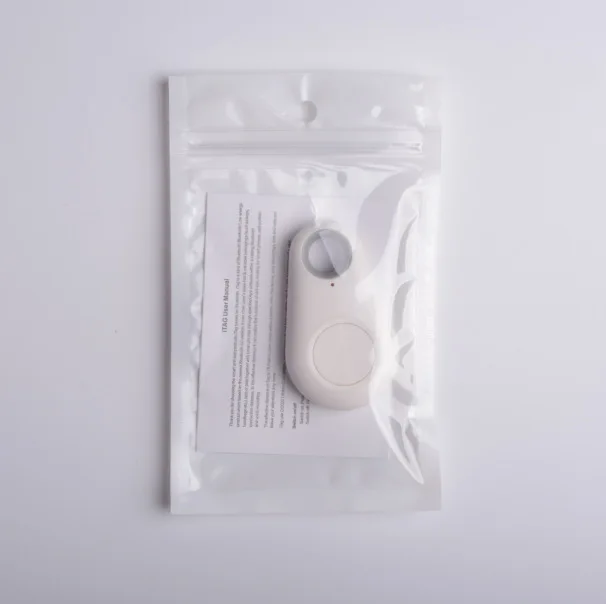 White with Bag Аксессуары для собак Silicagel, водонепроницаемый, для Bluetooth, смарт-трекер для собак, gps трекер, умный мини-трекер для домашних животных, оборудование для поиска, поставка - Цвет: White with Bag