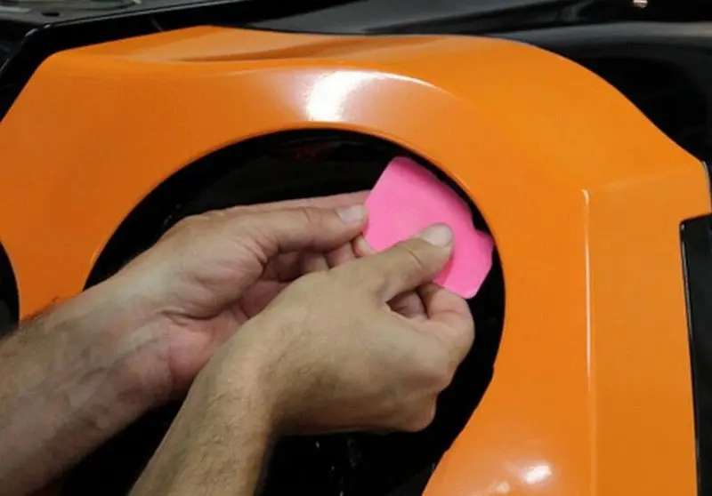 Оптовая продажа 20 шт многосторонняя мини розовая виниловая Ракель авто машина