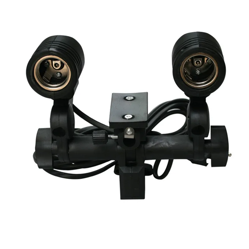 Светильник штатив + полупрозрачный зонтик двойной адаптер для зонта держатель