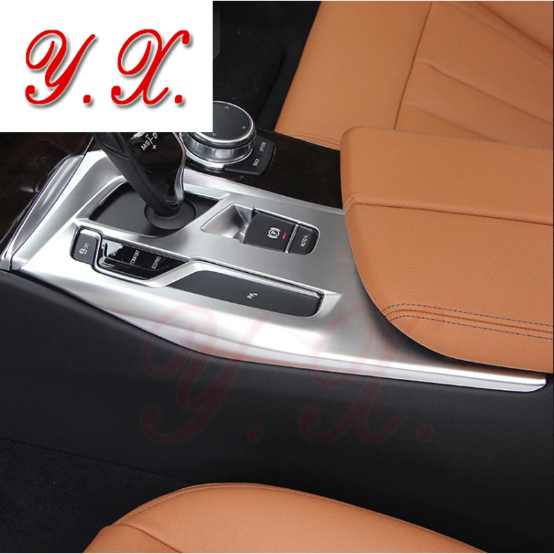 

High Quality Car cover For BMW Interior Trim Gear Shift Box decorative Cover For BMW F10 F11 F18 5 series 2018 LHD Car Styling