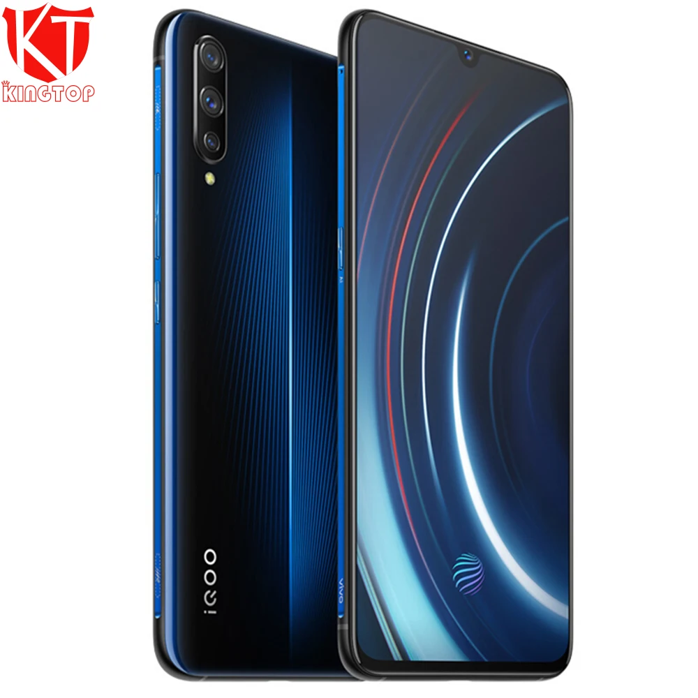 vivo iQOO мобильный телефон 6 ГБ 128 ГБ 6,4" Восьмиядерный Snapdragon 855 с 3 камерами 12 Мп+ 13 МП+ 2 Мп Android 9 4000 мАч NFC Смартфон