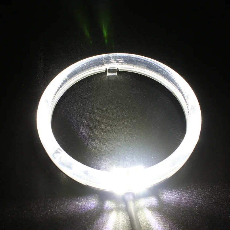 FSYLX 80 мм 100 направляющий светильник светодиодный Halo Ring DRL головной для мотоцикла