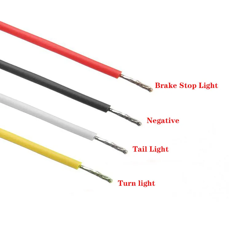 12 V/24 V 100LED прицеп грузовик тормозной светильник Водонепроницаемый Неон гало кольца хвост и стоп светильник течет поворотов светильник задний фонарь