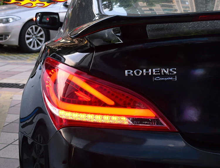 Набор для автостайлинга для hyundai монеты светодиодный фонарь задний для Genesis L Tailights светодиодные задние фары тюнинг фар автомобиля назад лампы