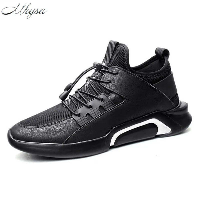 Mhysa 2019 New Men's Shoes Spring Autumn Fashion Wild black Men casual Comfortable Breathable Mesh sneakers L018 | Обувь