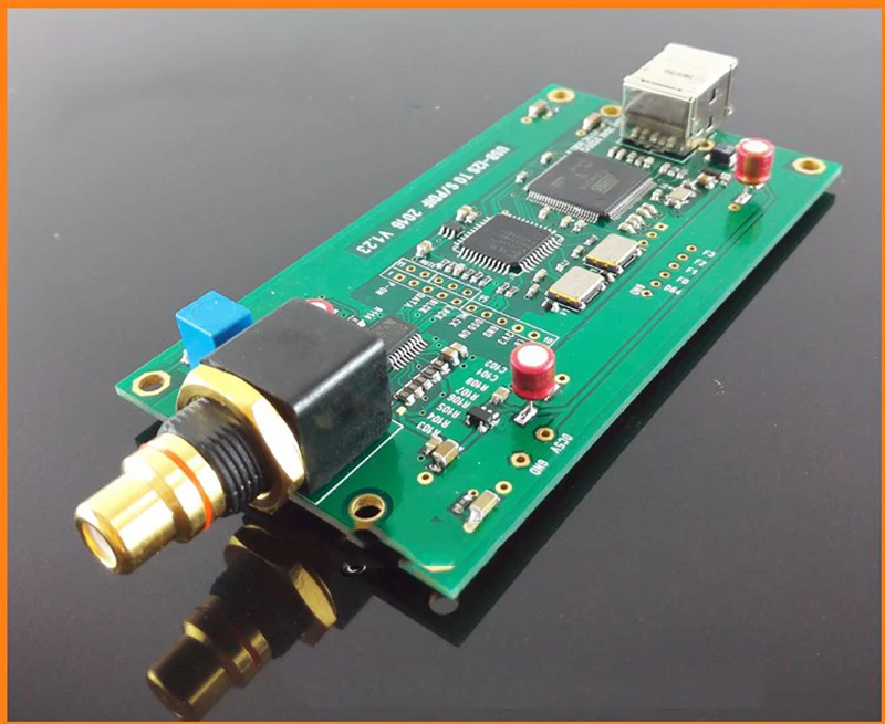 HiFi Цифровой интерфейс Amanero USB к IIS коаксиальный Оптический ЦАП Декодер плата обновления Xmos декодер ЦАП