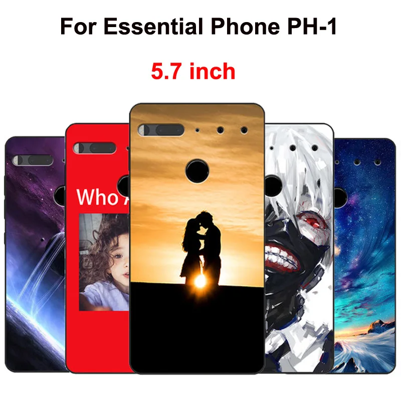 Силиконовый чехол с персонажами из мультфильмов для Essential Phone PH-1 мягкий