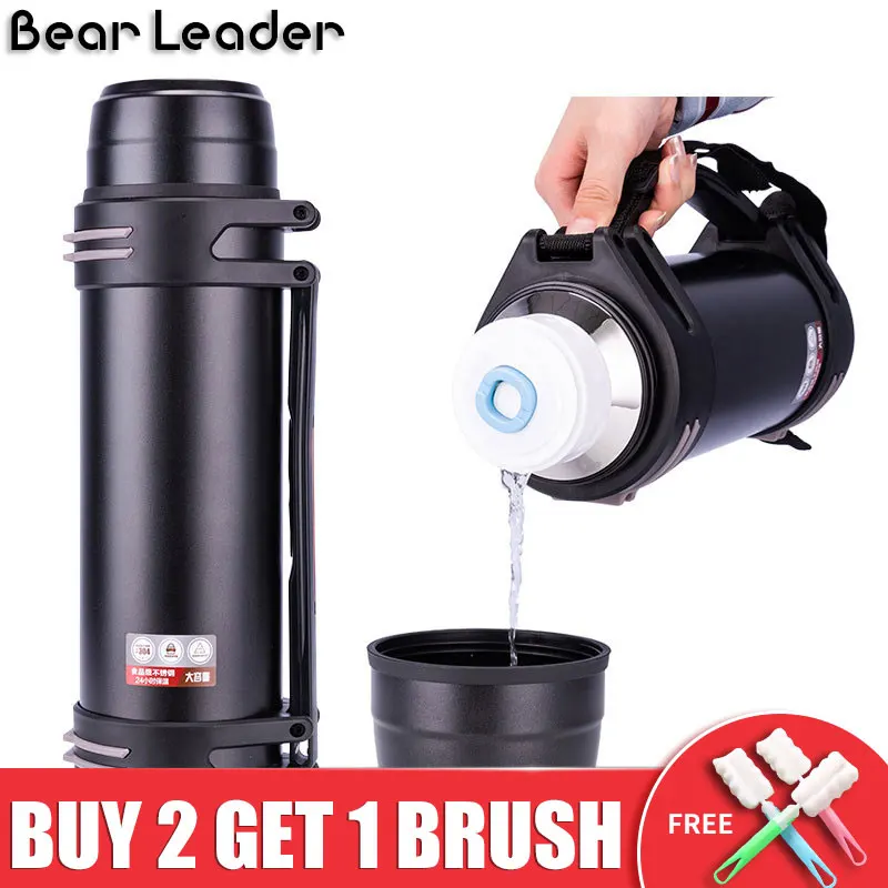 Bear Leader 1600 мл высокого качества из нержавеющей стали вакуумные фляжки термосы