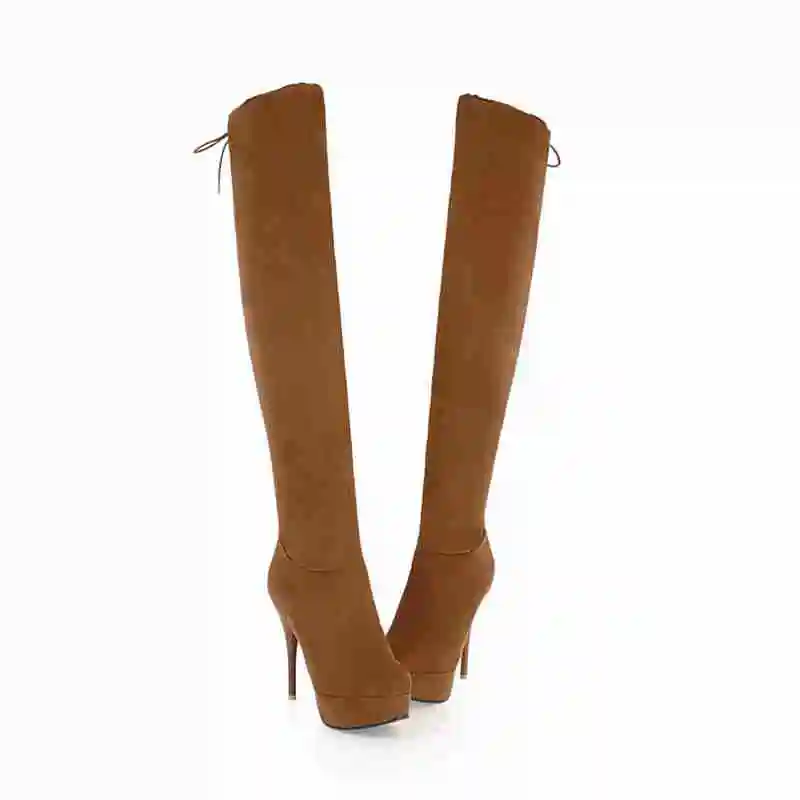 Большие Size34-43 Новинка 2019 года пикантные женские сапоги черные красные осенние до