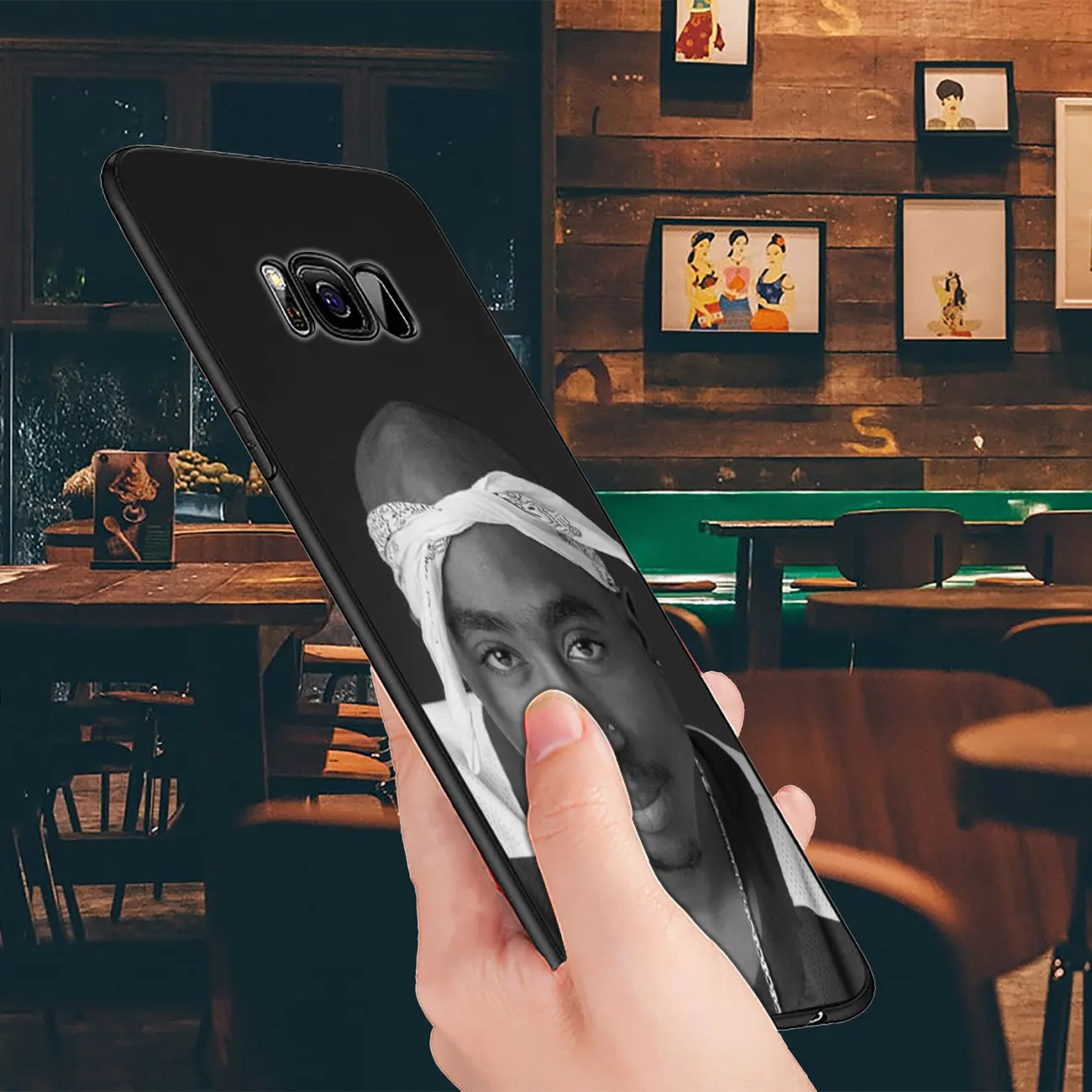 Мягкий силиконовый чехол YIMAOC 2Pac Tupac Shakur для Samsung Galaxy S10 Plus S9 S8 S6 S7 Edge S10e TPU черный