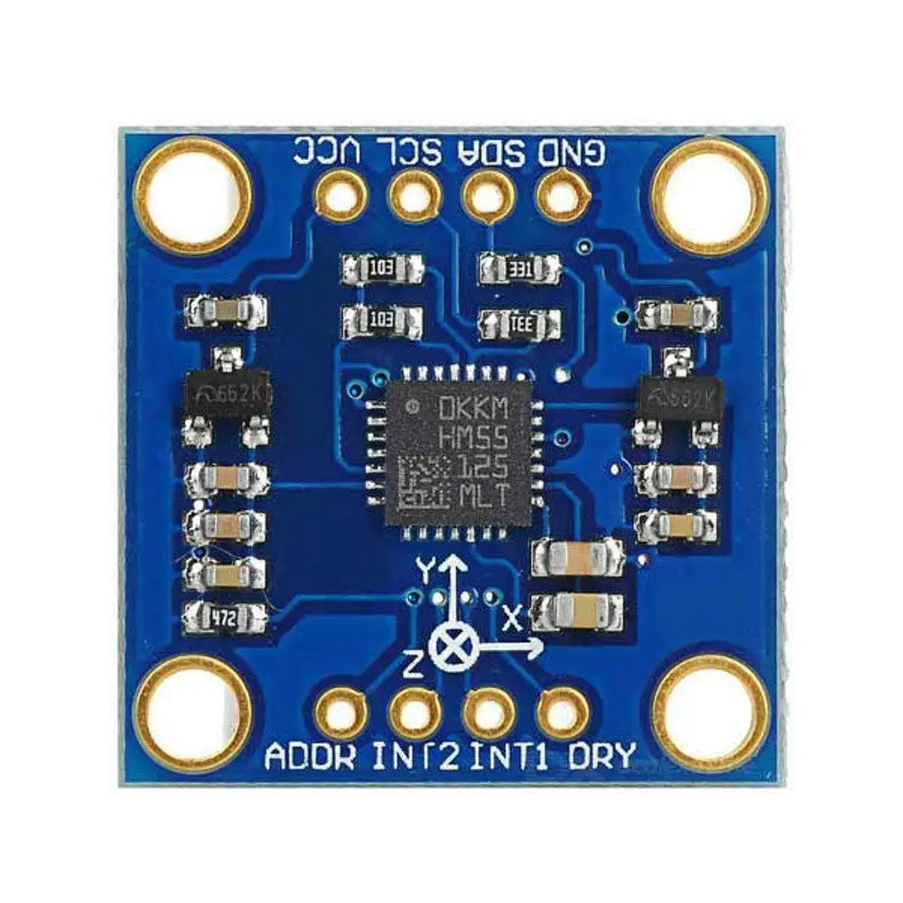 Aokin LSM303DLH 3 осевой компас электронный модульный датчик ускорения DC 5V|Аксессуары