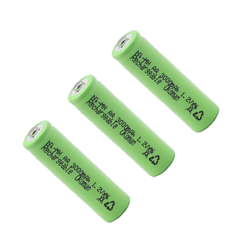 4 ~ 20'PCS/lote 1 2 V AA 3000mAh NI MH Предварительно заряженный аккумулятор аккумуляторная