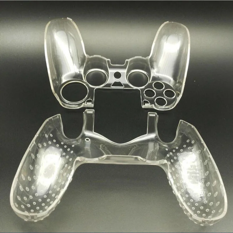Прозрачный жесткий чехол защитный для контроллера Sony Playstation 4 PS4 DualShock прозрачный