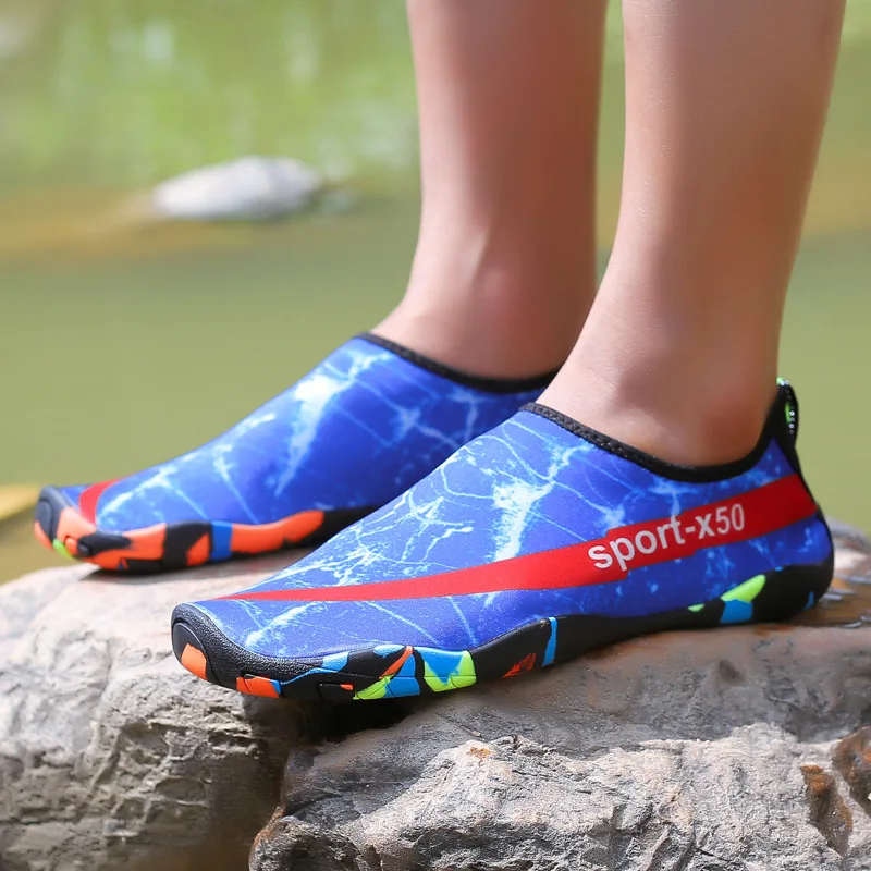 Aqua Shoes/мужские летние пляжные сандалии быстросохнущая дышащая обувь женские