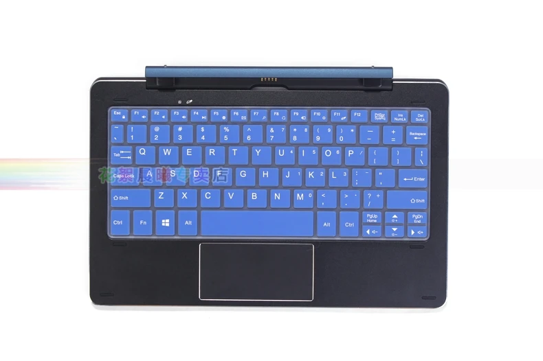 blue Силиконовая защита для клавиатуры ноутбука, чехол для chuwi HI10 AIR 2 в 1 планшета, 10,1 дюймов, защитная пленка для клавиатуры - Цвет: blue