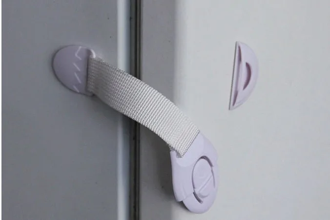 2 шт./лот замок для детского шкафа Блокировка ящиков защита холодильника ремень