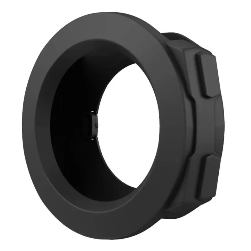 Мягкий силиконовый защитный чехол рамка оболочка протектор Замена для Garmin Instinct умные часы аксессуары qiang - Цвет: Черный