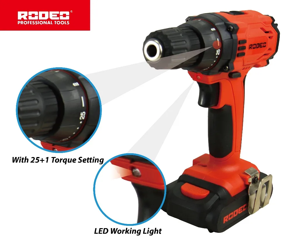RODEO CL1440 Аккумуляторная Дрель ударная дрель 14 4 Вольт макс DC литий ионный