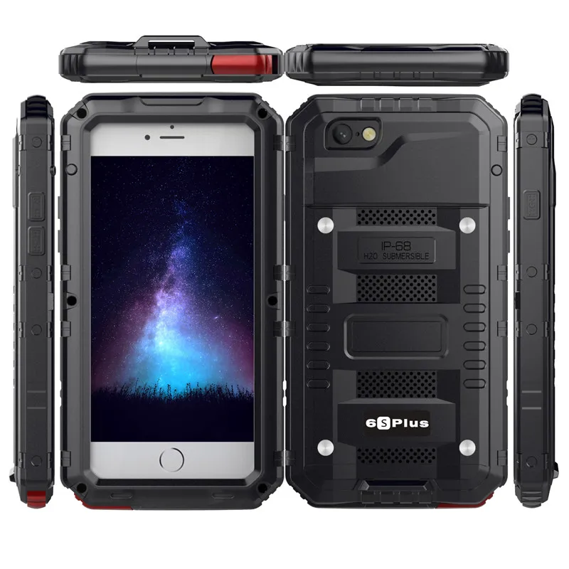 Ударопрочный водонепроницаемый чехол для iPhone 6 6s 7 8 Plus XS MAX XR|Бамперы| |