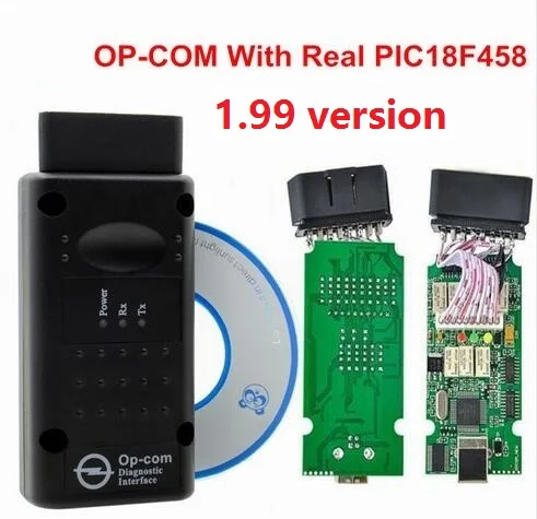 OPCOM Профессиональный диагностический инструмент для Опель OP COM OP-COM с PIC18F458 прошивкой V1.59 автоматический сканер - Цвет: 1.99