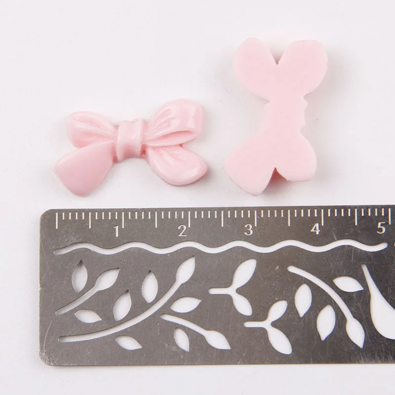 

50pcs 14*24mm resin flat back cabochon,bow resin butterfly knot jewelry accessories phone art DIY026