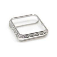 handwork crystal rhinestone diamond jewelry bezel case cover for apple watch diamonds bling case for apple watch 38mm 42mm 123