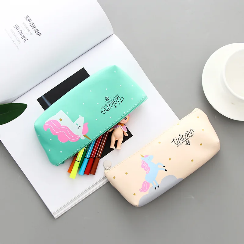 1 шт. материал из искусственной кожи пенал сумка милый дизайн с рисунком