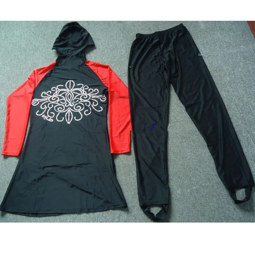 Исламский купальник 5XL-S женская одежда для плавания полный Чехол консервативный