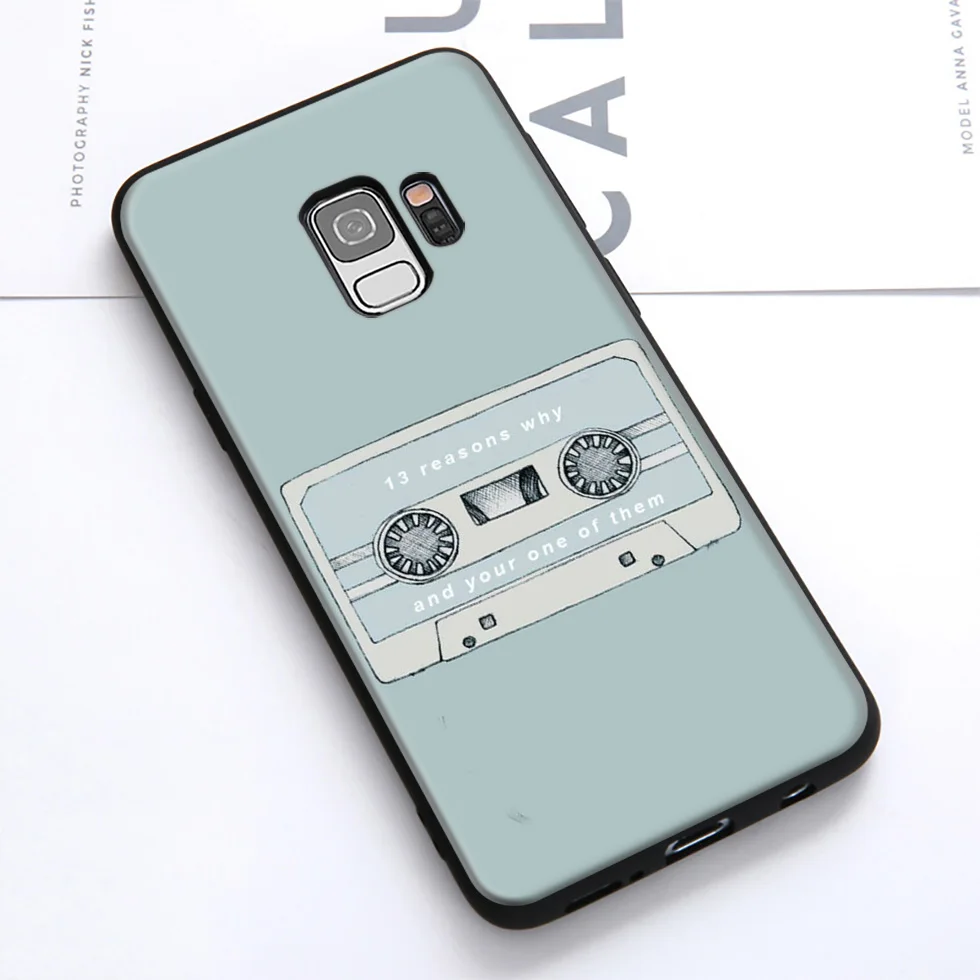 WEBBEDEPP Thirteen Reasons Why Soft Case for Samsung Galaxy S10 S10e S9 S8 Plus S7 S6 Edge &amp J6 2018 Note 10 9 8 |