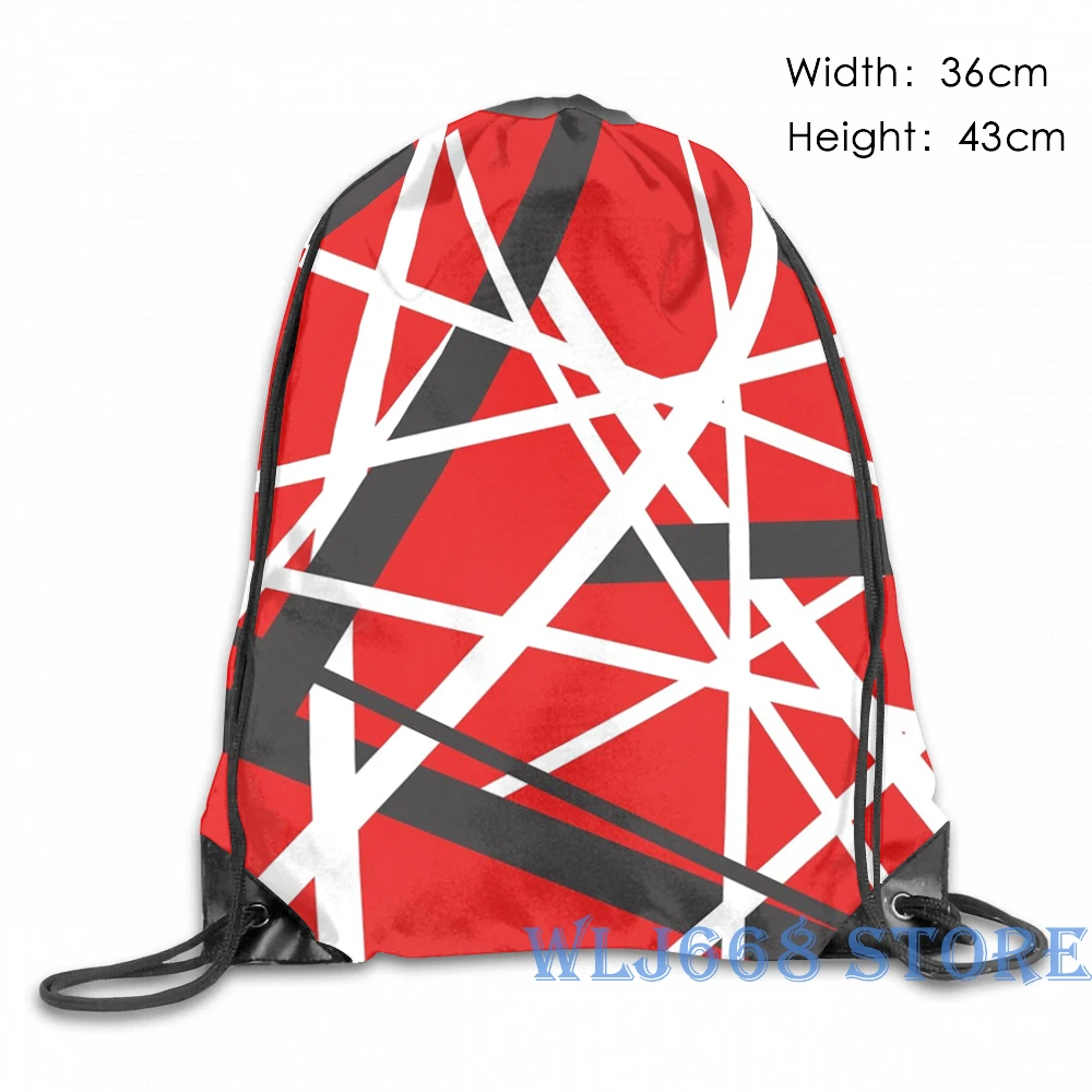One Size Забавные графические сумки с принтом через плечо женские EVH 5150 в полоску рюкзак на одно плечо для путешествий для мужчин спортивная сумка - Цвет: One Size
