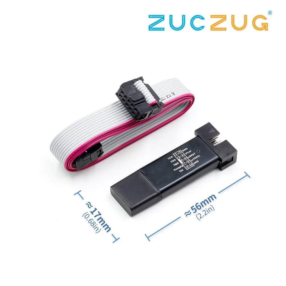AVR JTAG ICE USB эмулятор скачать программатор (алюминиевый корпус защита от перегрузки