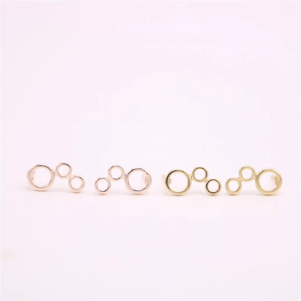Женские модные серьги с тремя кольцами|earings fashion jewelry|earrings jewelryearrings |