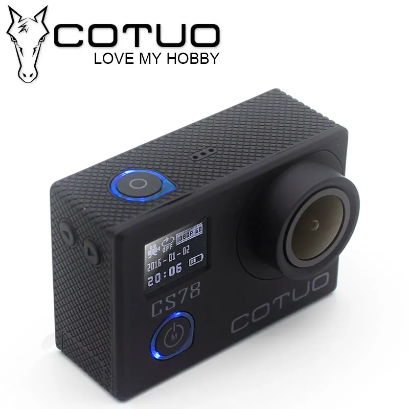 Оригинальная Экшн камера COTUO CS78 Ultra HD 1080P 30fps WiFi 2 0 &quot150D подводная