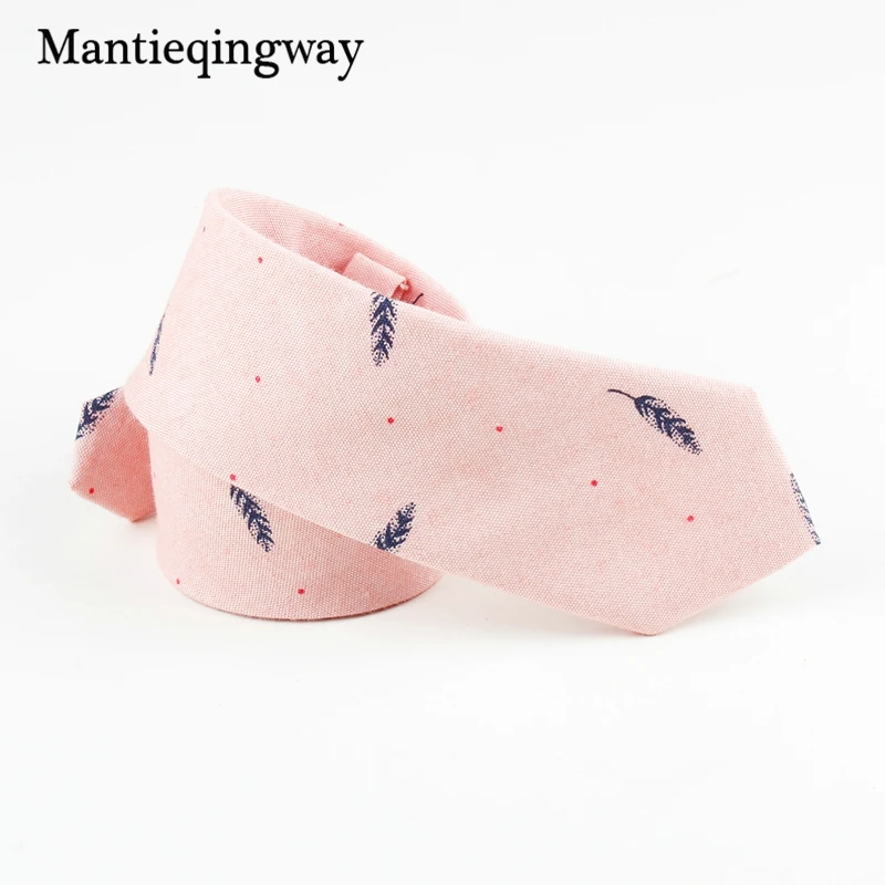 Mantieqingway 6 см Мужской Хлопковый ежедневный Галстук Свадебный Жених жаккардовые галстуки с принтом птиц граваты листья бабочка в деловом стиле