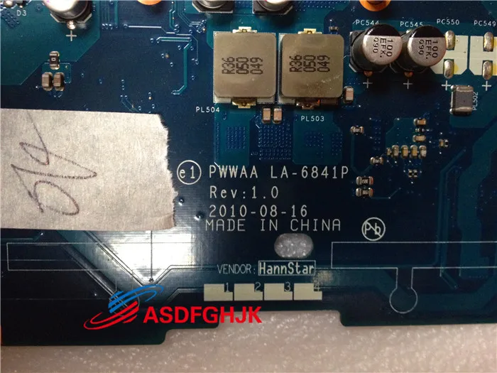 K000111590 FOR Toshiba Satellite C660 Motherboard PWWAA La-6841p fully tested | Компьютеры и офис