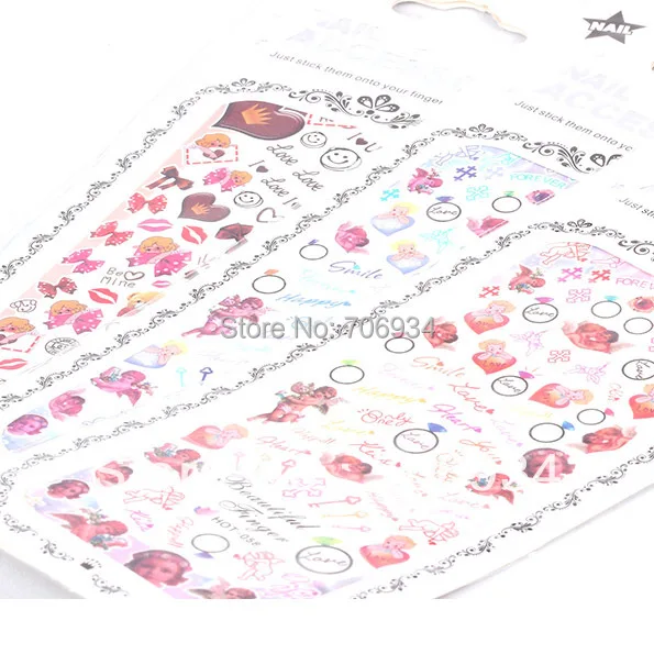 3D украшения для ногтей новые водные наклейки 30 шт. декоративные | Красота и