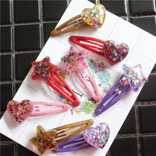 2 шт. детские заколки для волос в форме сердца|girls hair accessories|hair accessories kidsaccessories kids |