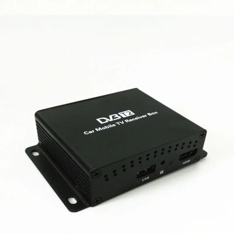 1080P Мобильный автомобиль DVB T2 160 180 км/ч двойной тюнер H.264 MPEG4 мобильный цифровой ТВ